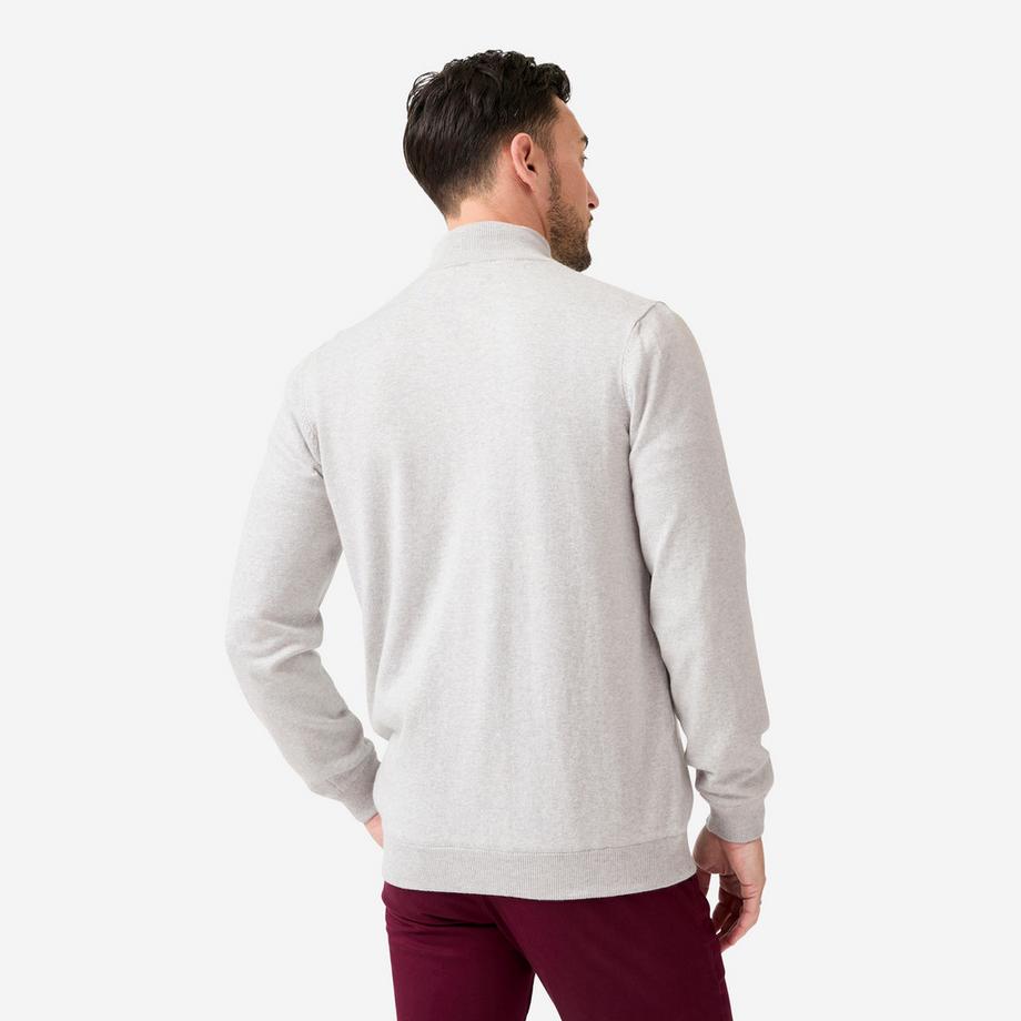 INESIS Golf Pullover Stehkragen winddicht Baumwolle  