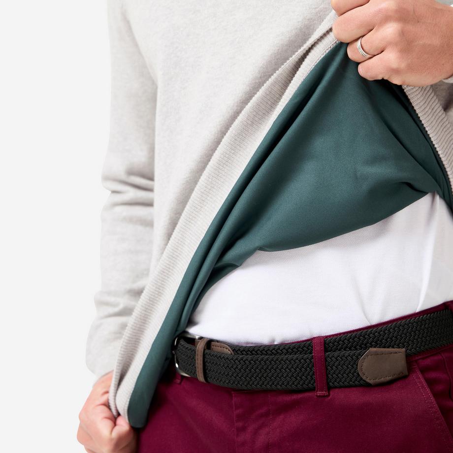 INESIS Golf Pullover Stehkragen winddicht Baumwolle  