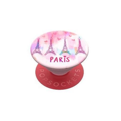 POPSOCKETS PopSockets Grip PopSockets Paris Love Rose et Rouge 