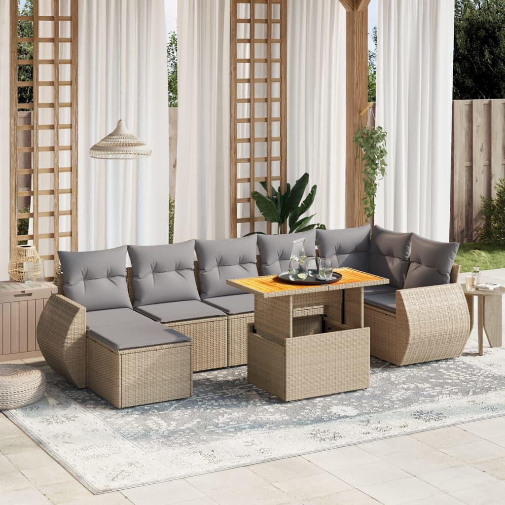 VidaXL Garten sofagarnitur poly-rattan  