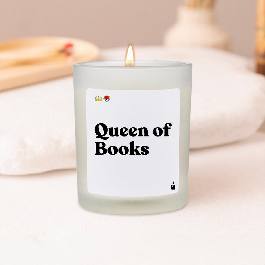 CandleHand Duftkerze Flowery Queen of Books  