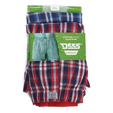 Duke  Boxershorts Kingsize, kariert, 2 Stück 