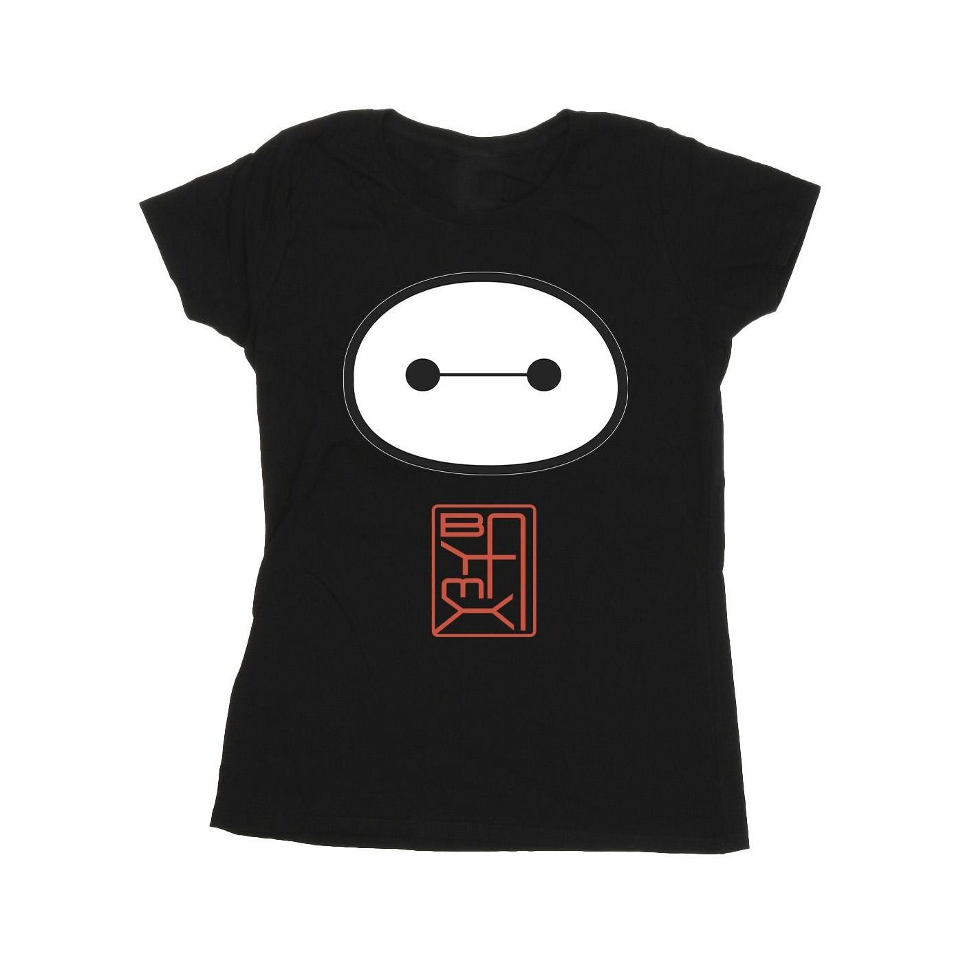 Image of Big Hero 6 Baymax Icon Tshirt Damen Schwarz XL