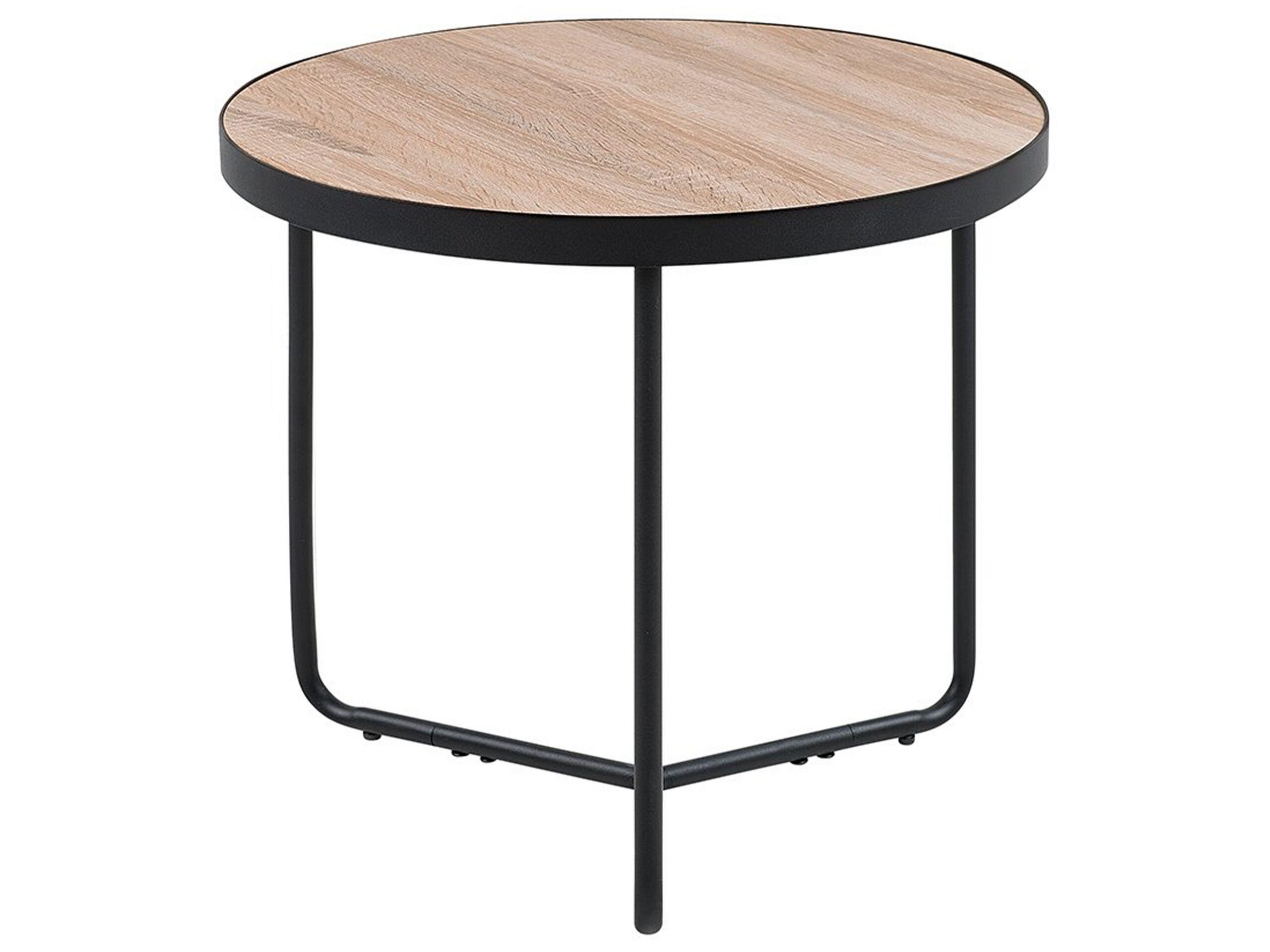 Beliani Table d'appoint en MDF Moderne MELODY  