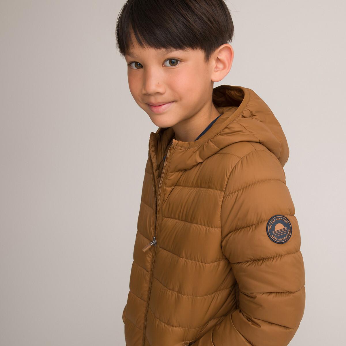 Image of Leichte Steppjacke Mit Kapuze Jungen Braun 128/134