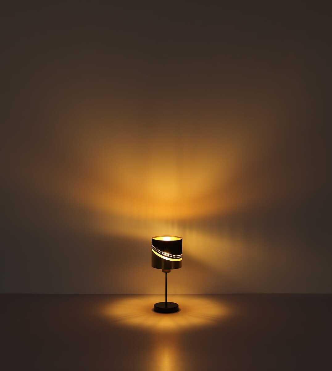 mutoni light Tischleuchte Or Metall matt 1xE27  