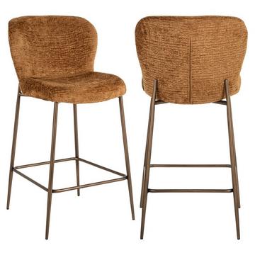 Thekenstuhl Odarby cognac fusion