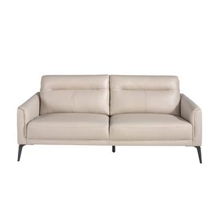 ANGEL CERDA 3-Sitzer-Sofa aus em Leder und Stahl  