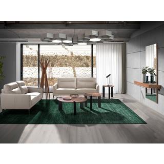 ANGEL CERDA 3-Sitzer-Sofa aus em Leder und Stahl  