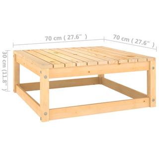 VidaXL Fußhocker holz  