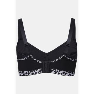 Ulla Popken  Soutien-gorge souple sans armatures, avec message - bonnet C-D 