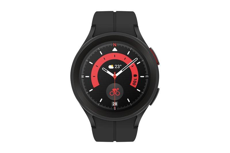 SAMSUNG  Galaxy Watch5 Pro 3,56 cm (1.4 Zoll) Super AMOLED 45 mm Schwarz GPS 