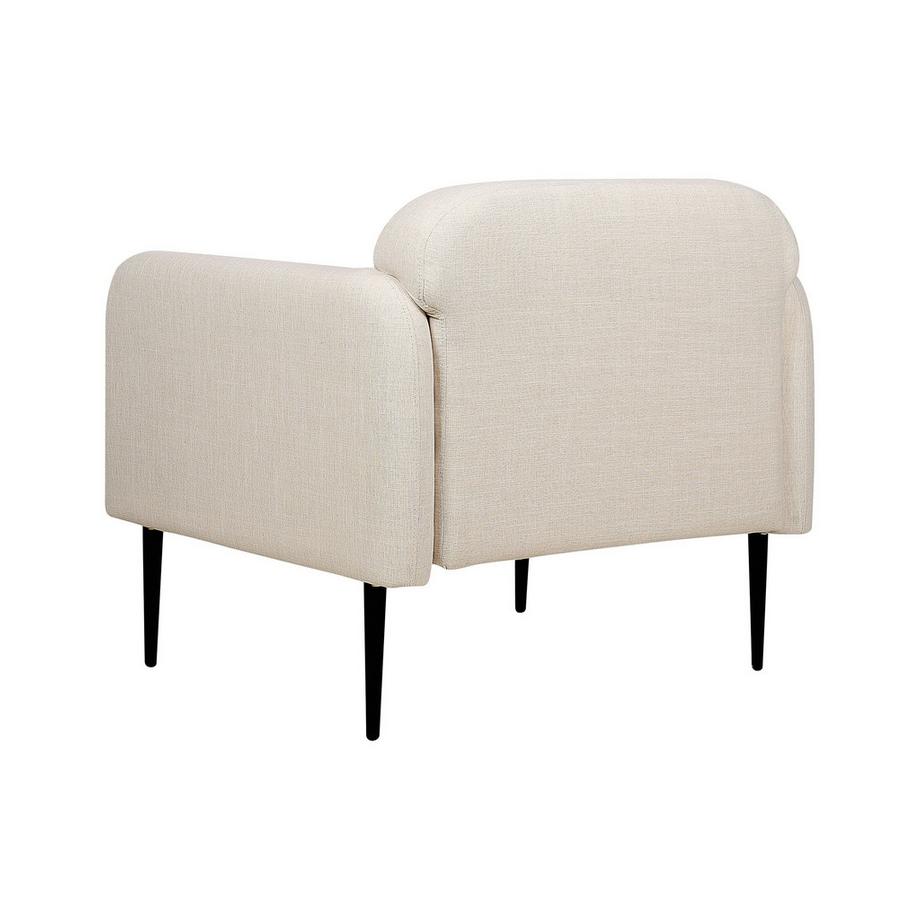 Beliani Fauteuil en Lin Rétro STOUBY  