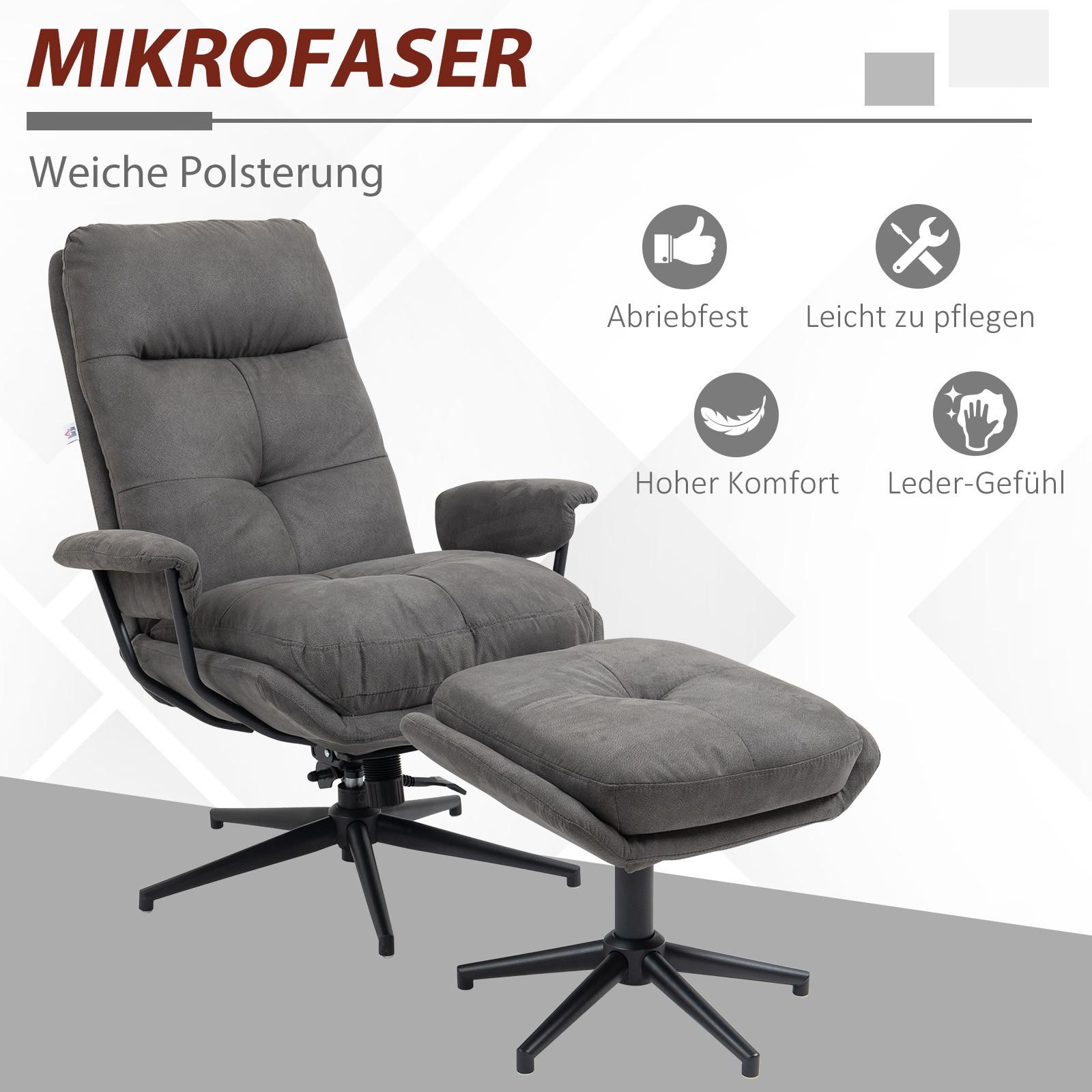 HOMCOM Fauteuil de relaxation  