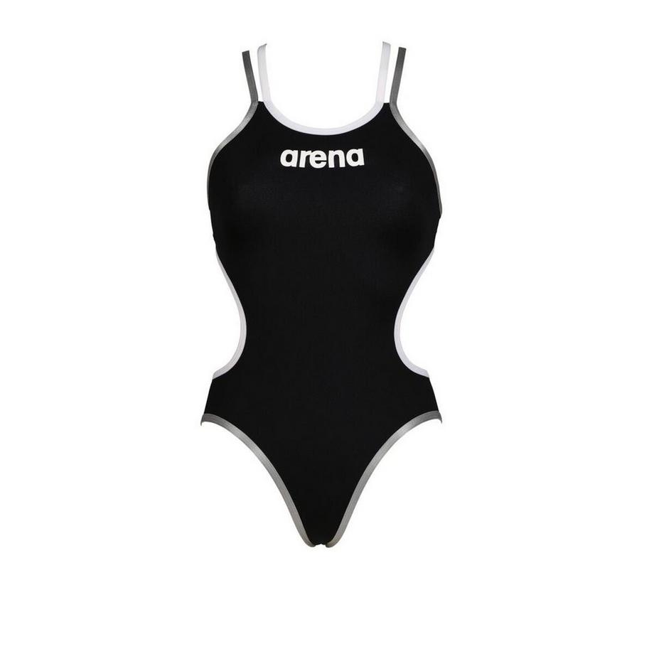 Maillot de bain 1 pièce double cross femme