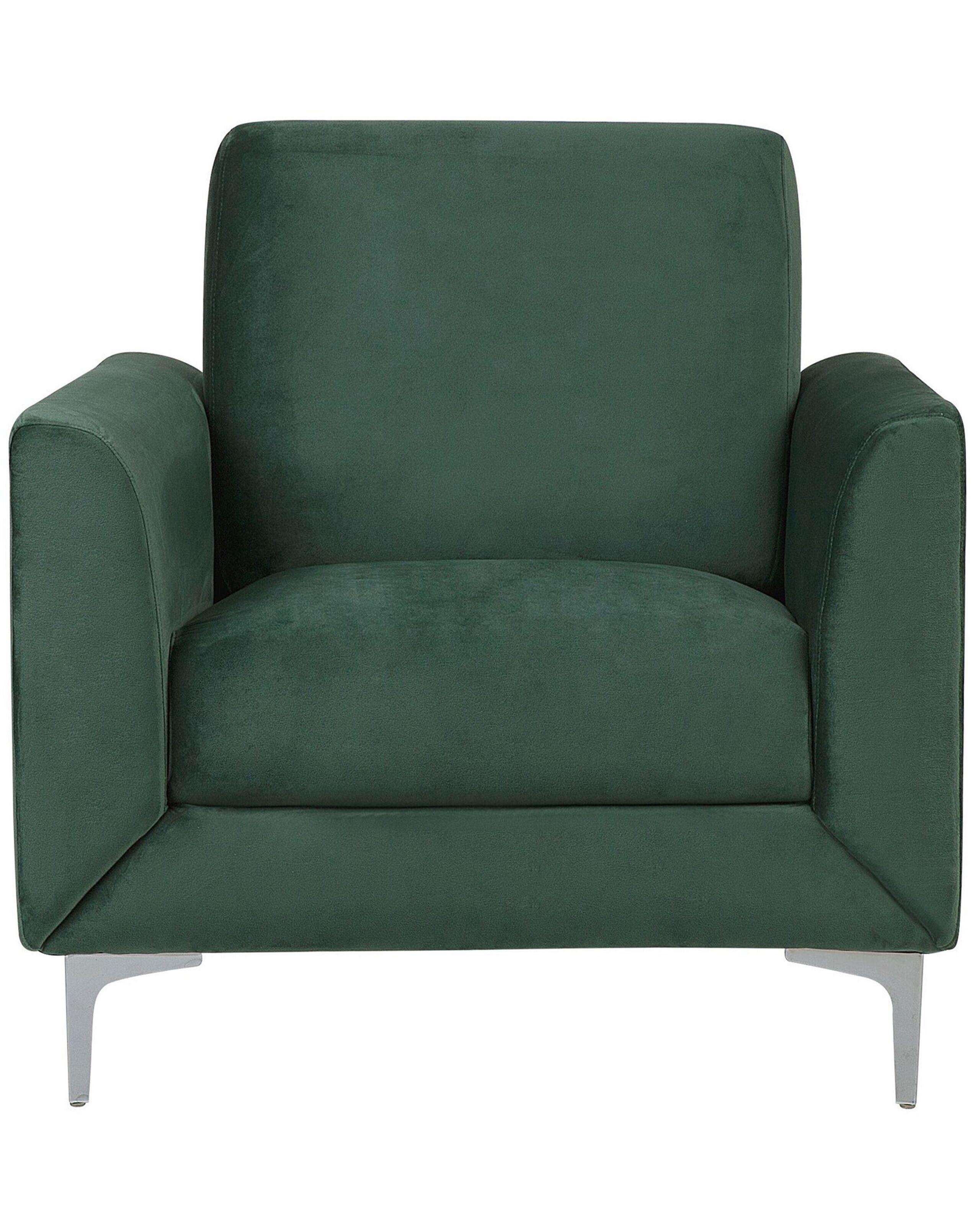 Beliani Fauteuil en Velours Moderne FENES  