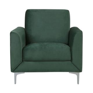 Beliani Fauteuil en Velours Moderne FENES  