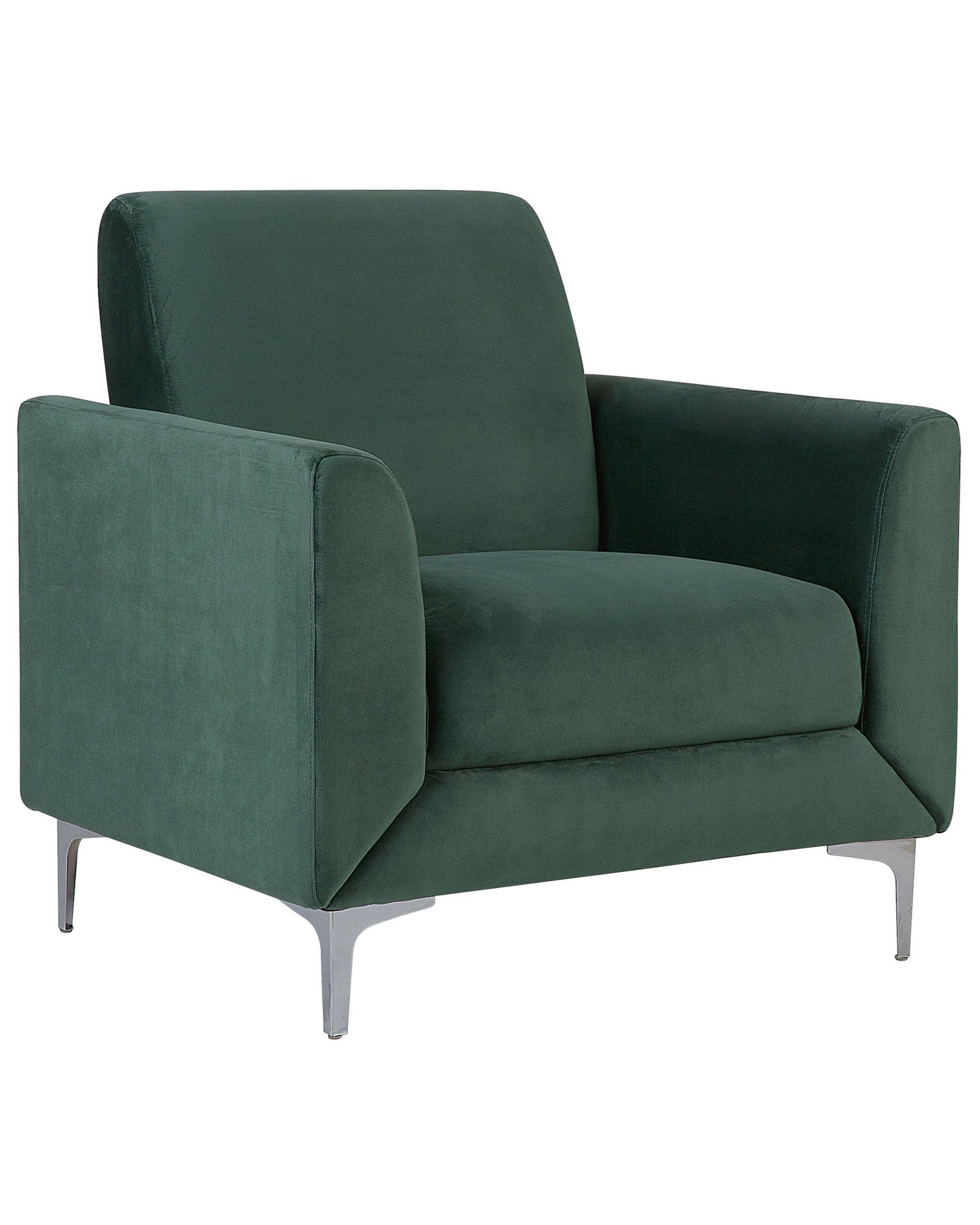 Beliani Fauteuil en Velours Moderne FENES  