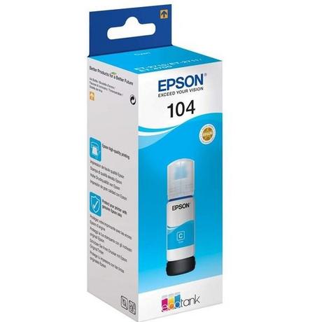 EPSON  104 EcoTank Cyan ink bottle 