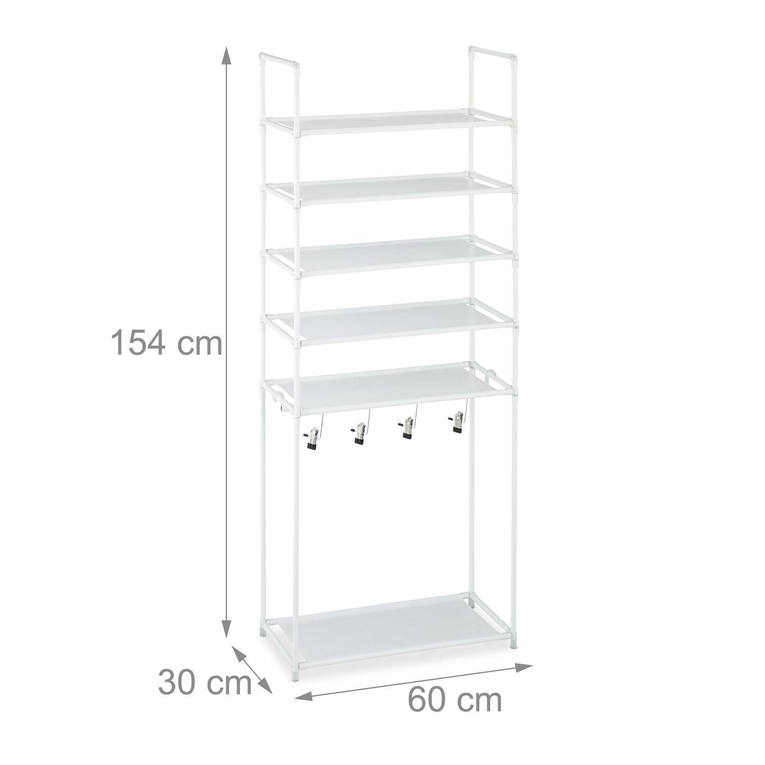 B2X Scaffale per scarpe con 6 ripiani  