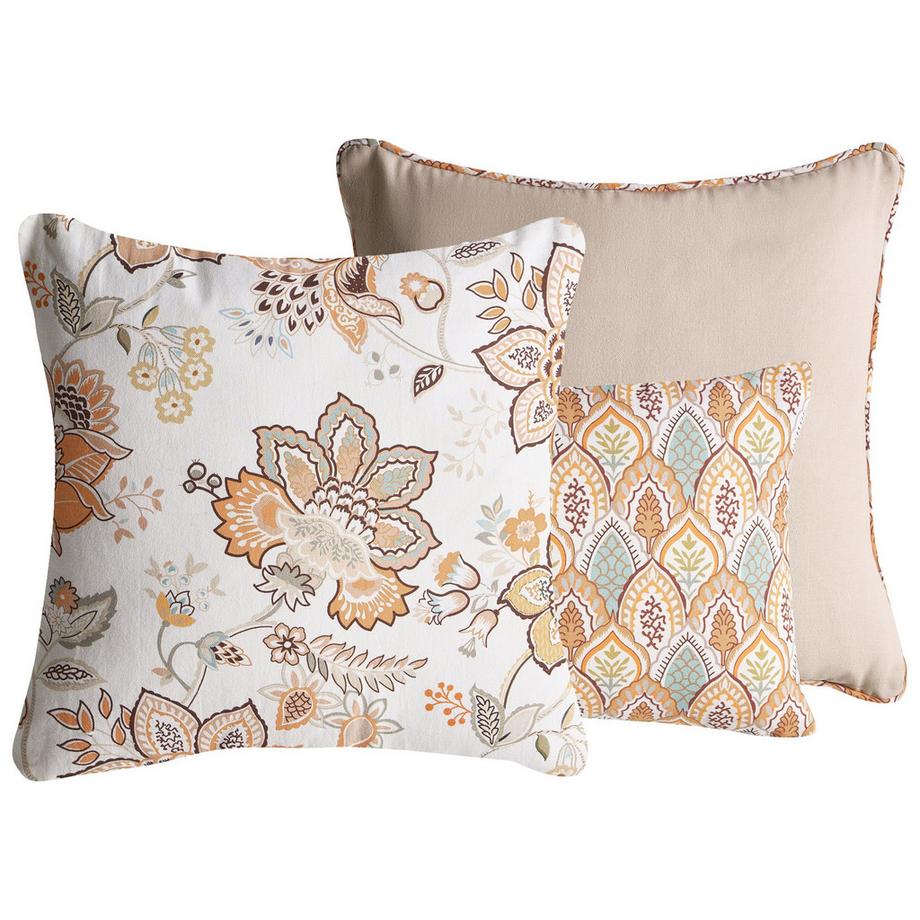 Lot de 3 coussins décoratifs en Coton Traditionnel HOPEA