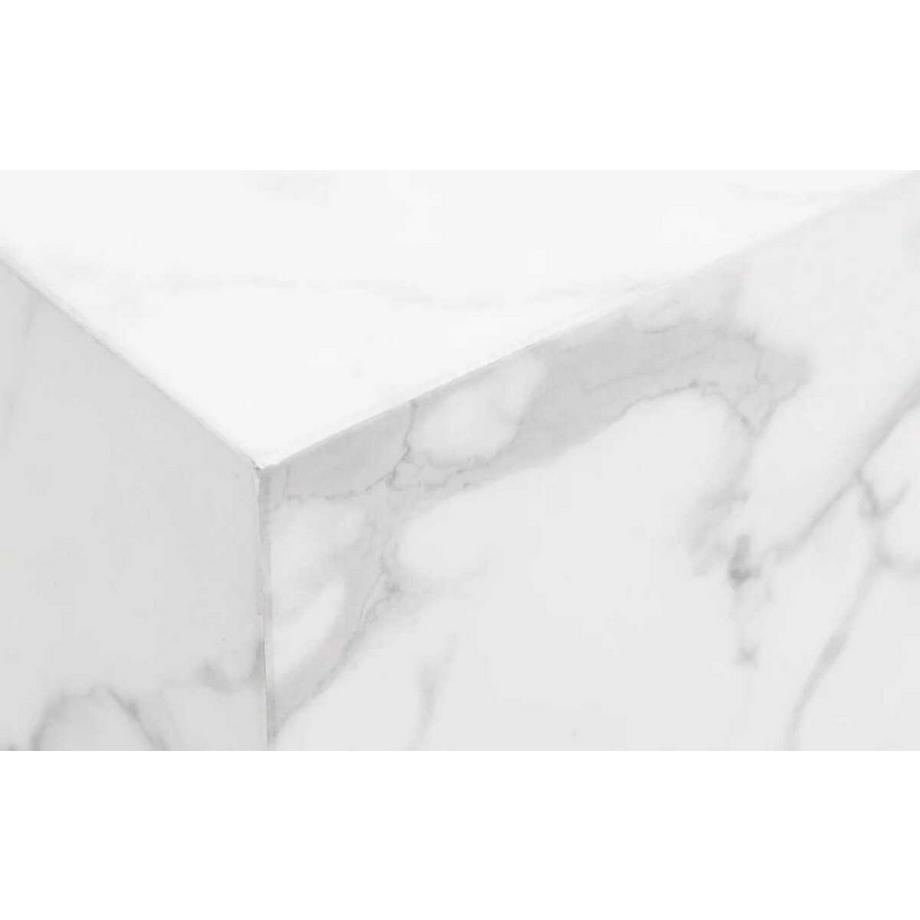 mutoni Table d&#039;appoint Vintaro blanc (set de 2)  