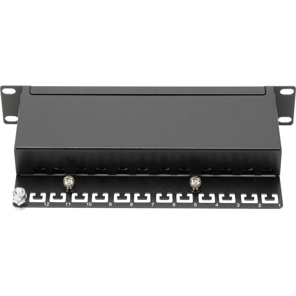 Digitus  12 Porte Patchpanel di rete 254 mm (10) CAT 6 1 U 