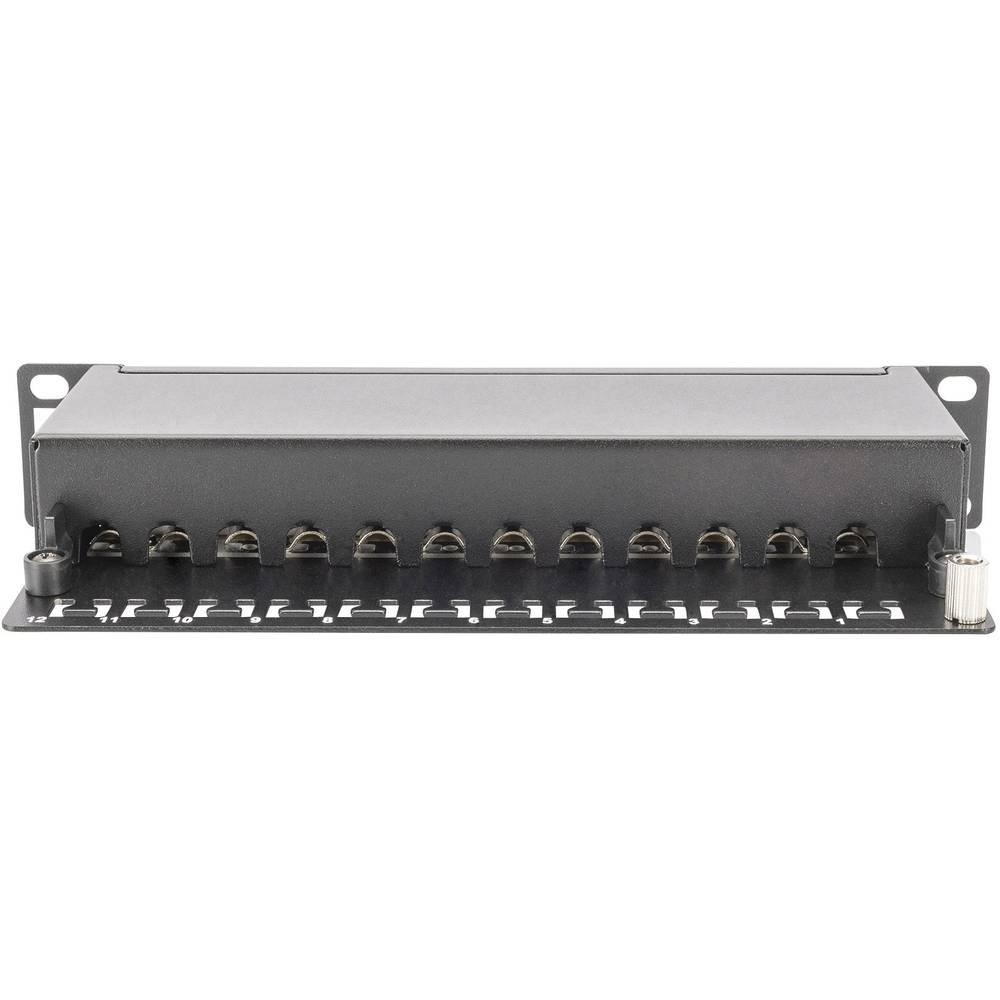 Digitus  12 Porte Patchpanel di rete 254 mm (10) CAT 6 1 U 