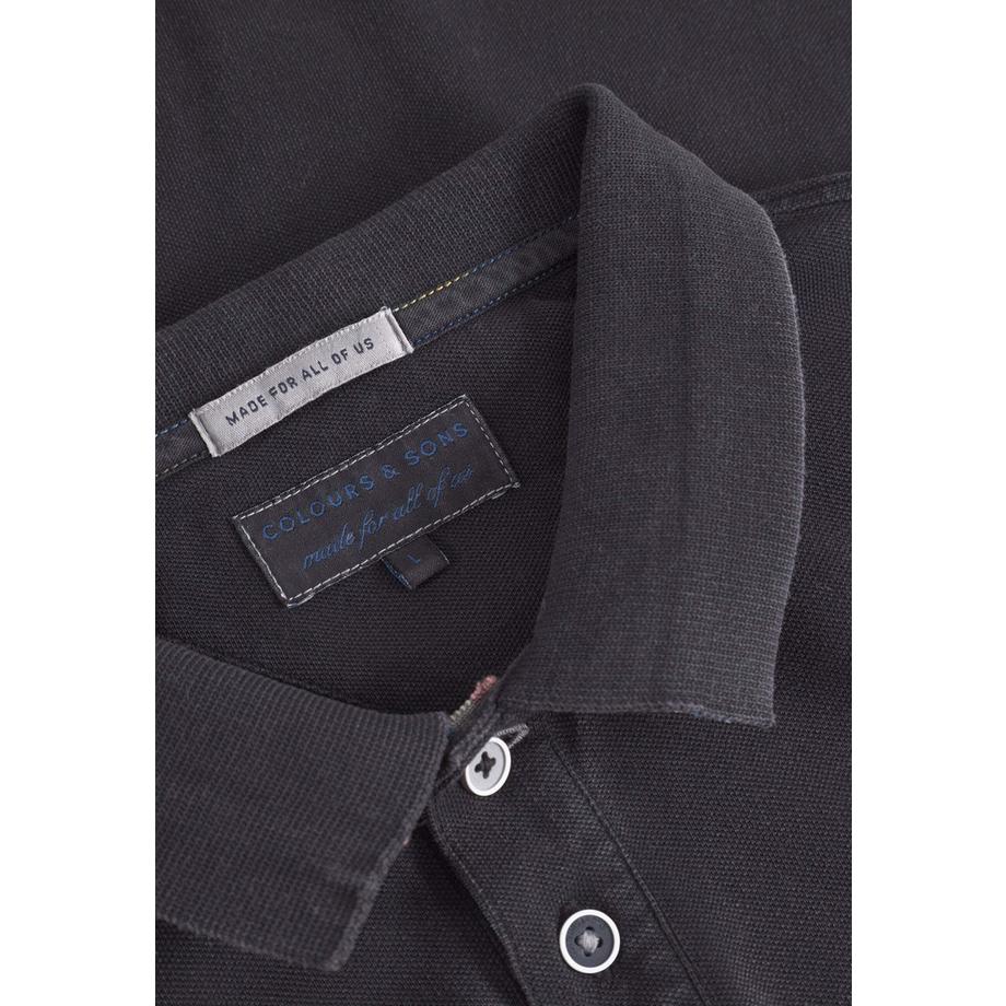Colours & Sons Garment Dyed Polo  