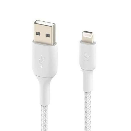 belkin  USB / Lightning Nylonkabel Belkin Weiß 