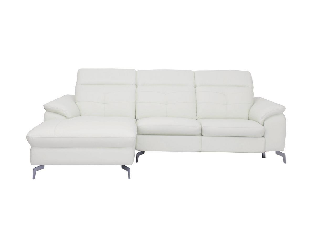 Vente-unique Relaxsofa Ecksofa Leder Ecke Links LISMORE  