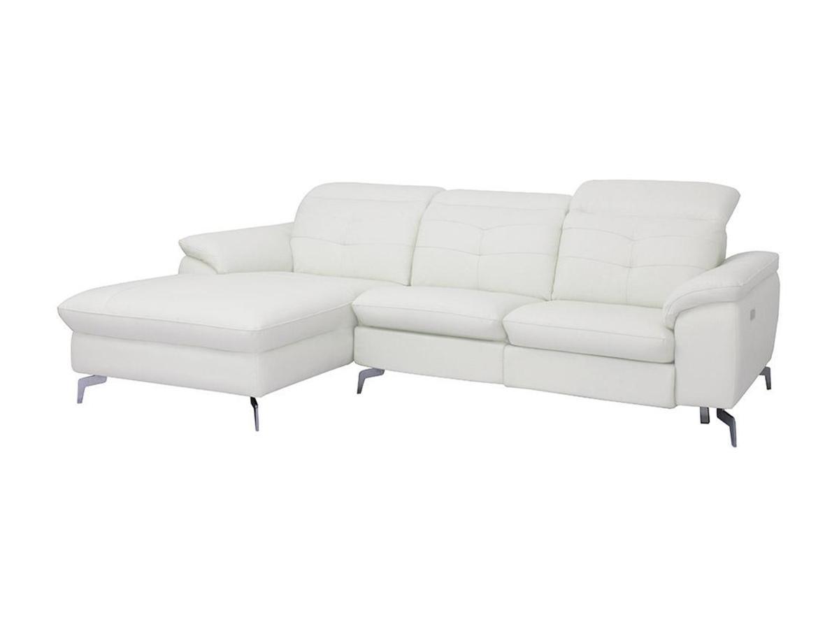 Vente-unique Relaxsofa Ecksofa Leder Ecke Links LISMORE  