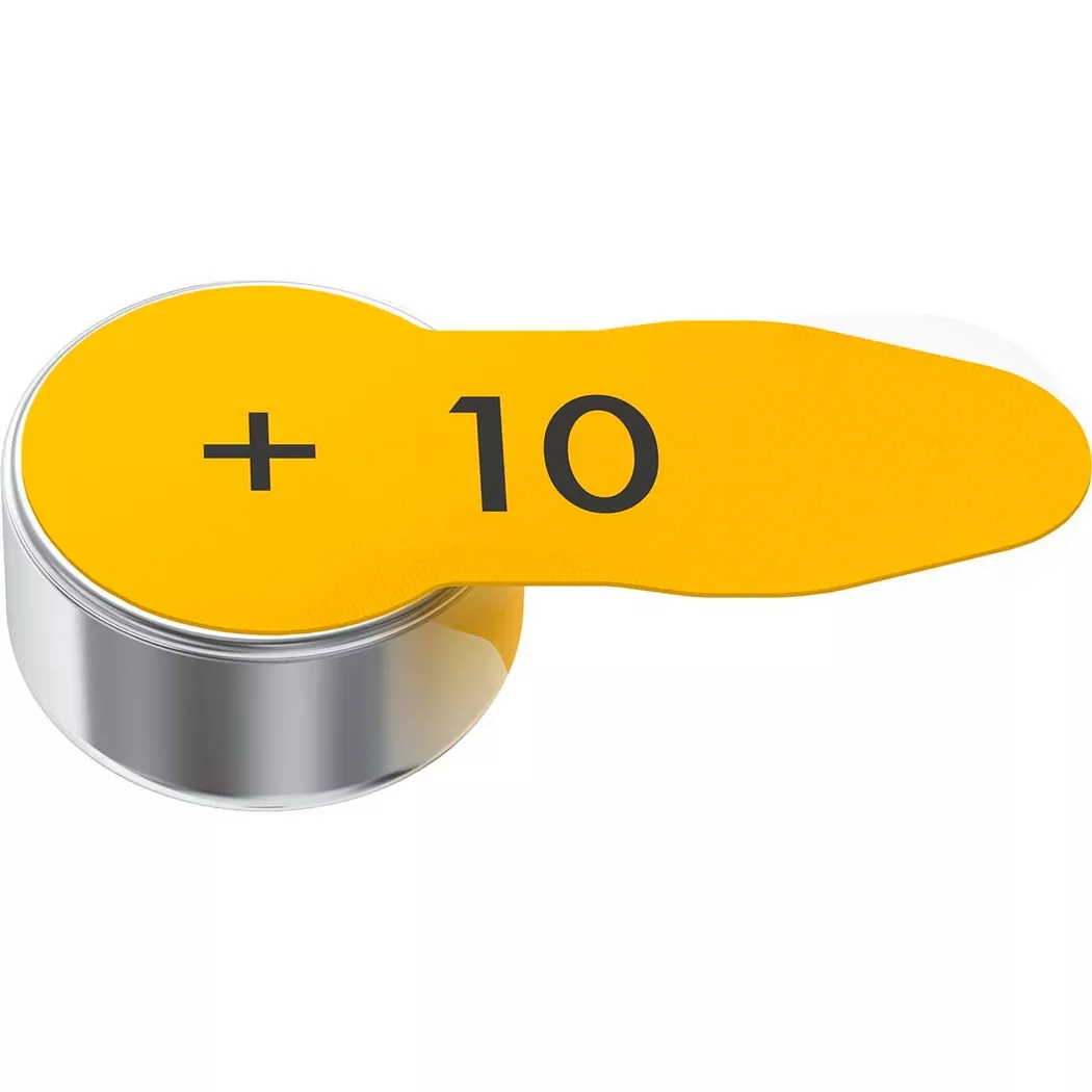 VARTA - Piles pour appareils auditifs type 10, blister de 8, One Size