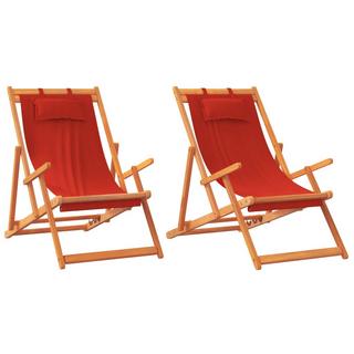 VidaXL Chaise de plage pliable tissu  