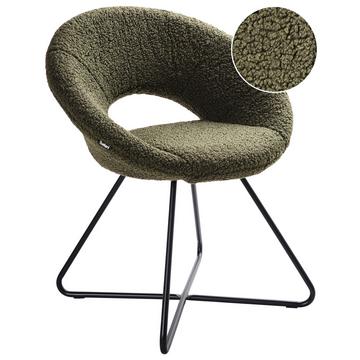 Sedia da pranzo en Bouclé Glamour RACHEL