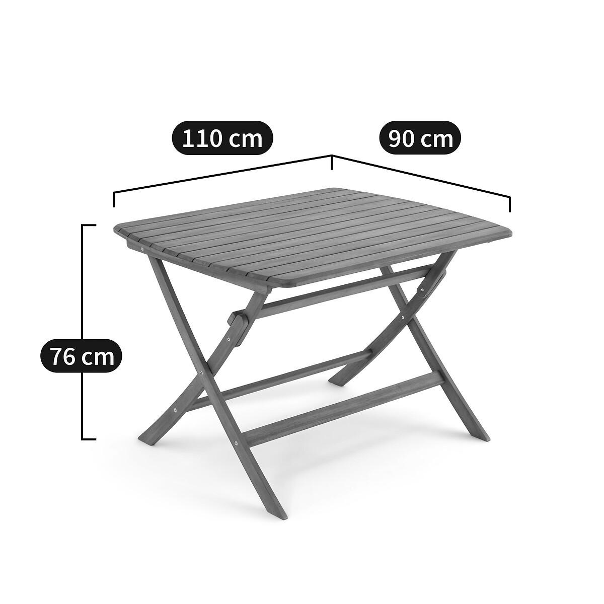 La Redoute Intérieurs Table de jardin pliante en acacia  