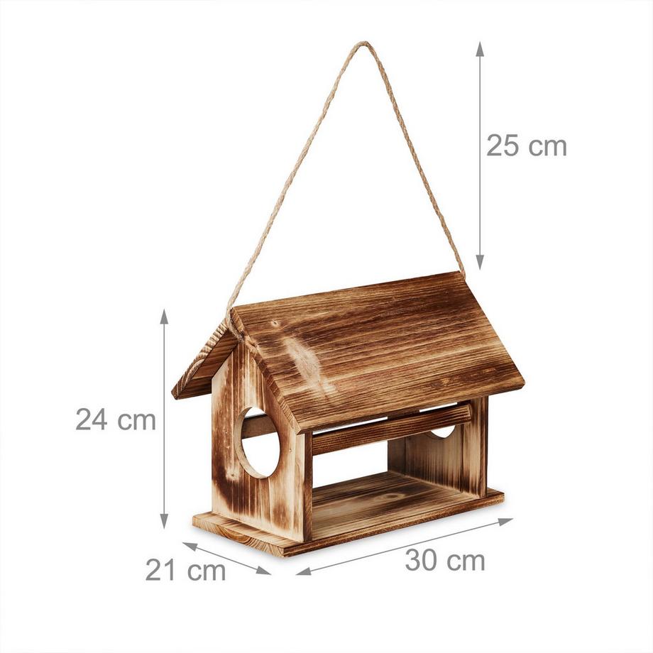 Northio  Mangiatoia per uccelli in legno 