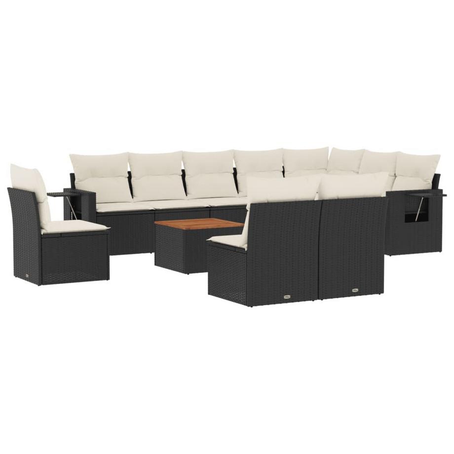 Ensemble de canapés de jardin rotin synthétique