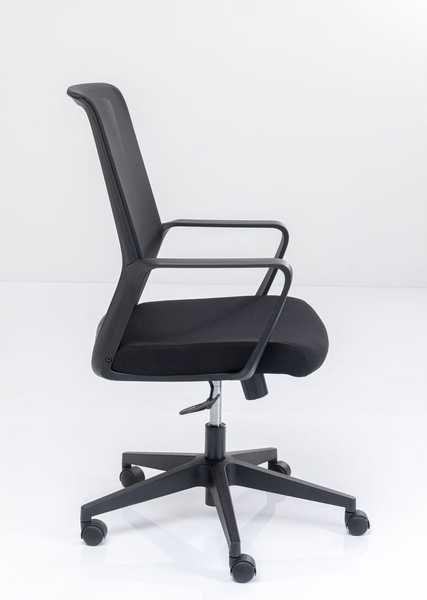 mutoni Chaise de bureau pivotante Max Black  