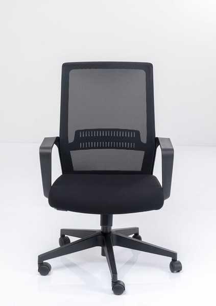 mutoni Chaise de bureau pivotante Max Black  