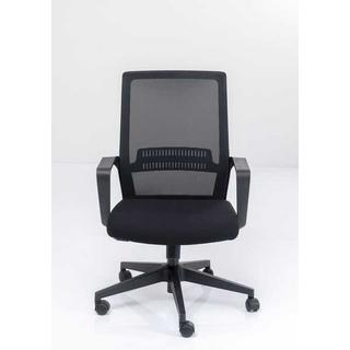 mutoni Chaise de bureau pivotante Max Black  