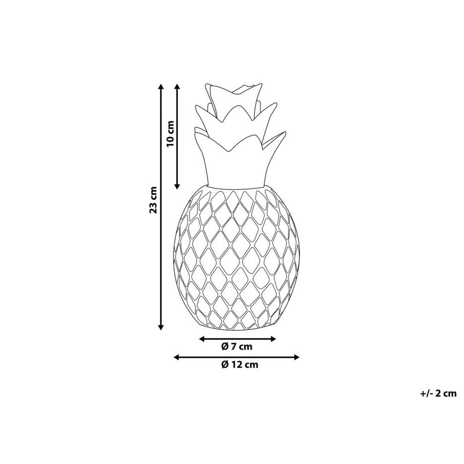 Beliani Accessoire Décoratif en Céramique Moderne TYANA  