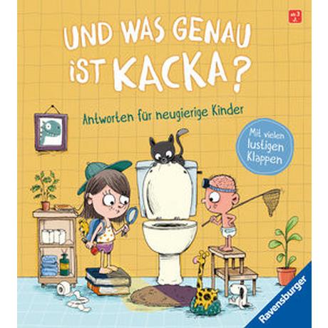 Und was genau ist Kacka? Antworten für neugierige Kinder Grimm, Sandra; Renger, Nikolai (Illustrationen) Gebundene Ausgabe 