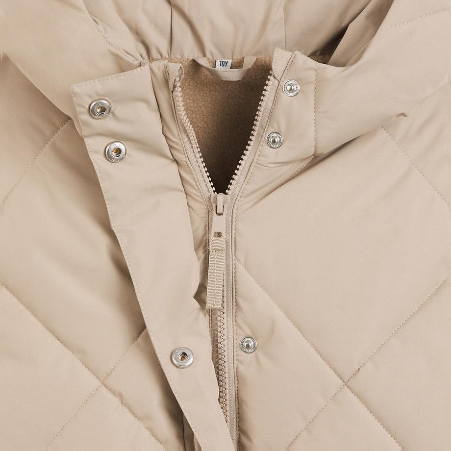 La Redoute Collections Giacca invernale trapuntata con cappuccio e fodera in pile  