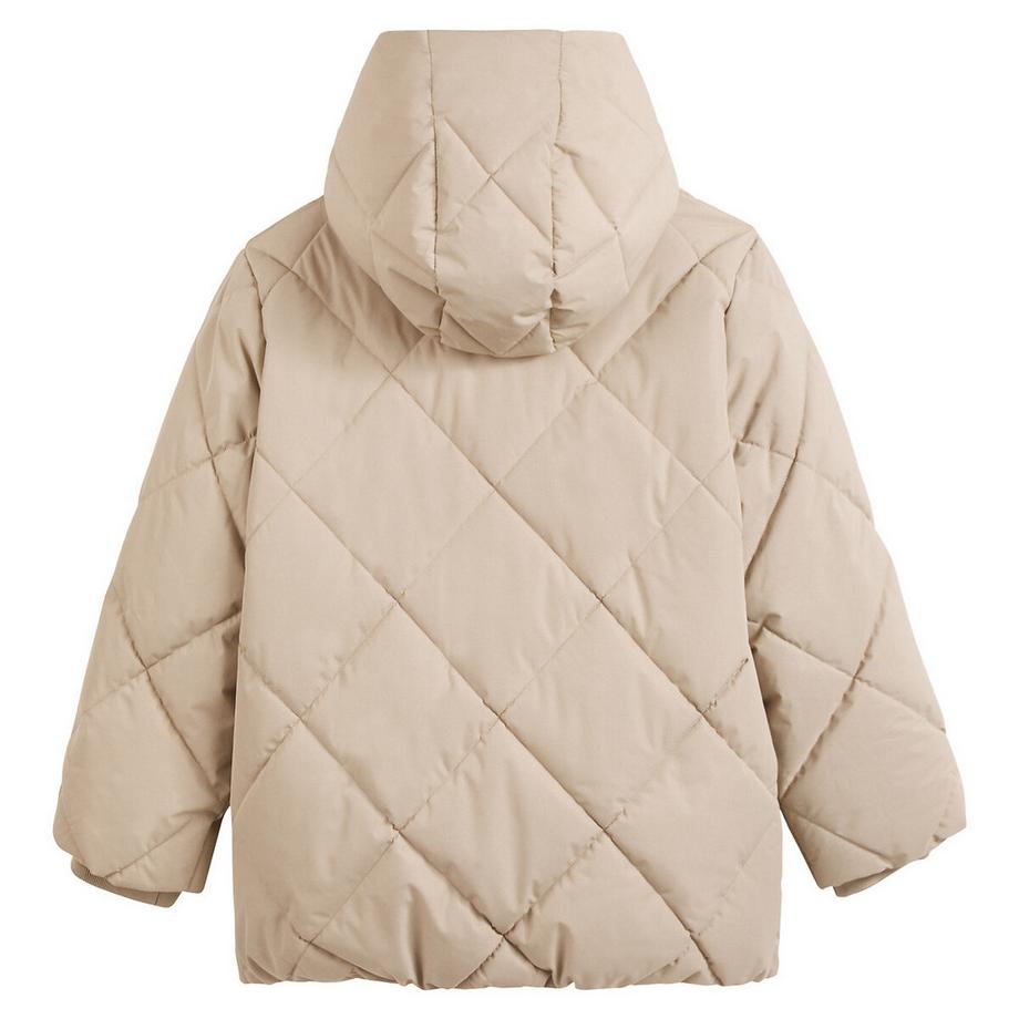 La Redoute Collections Giacca invernale trapuntata con cappuccio e fodera in pile  
