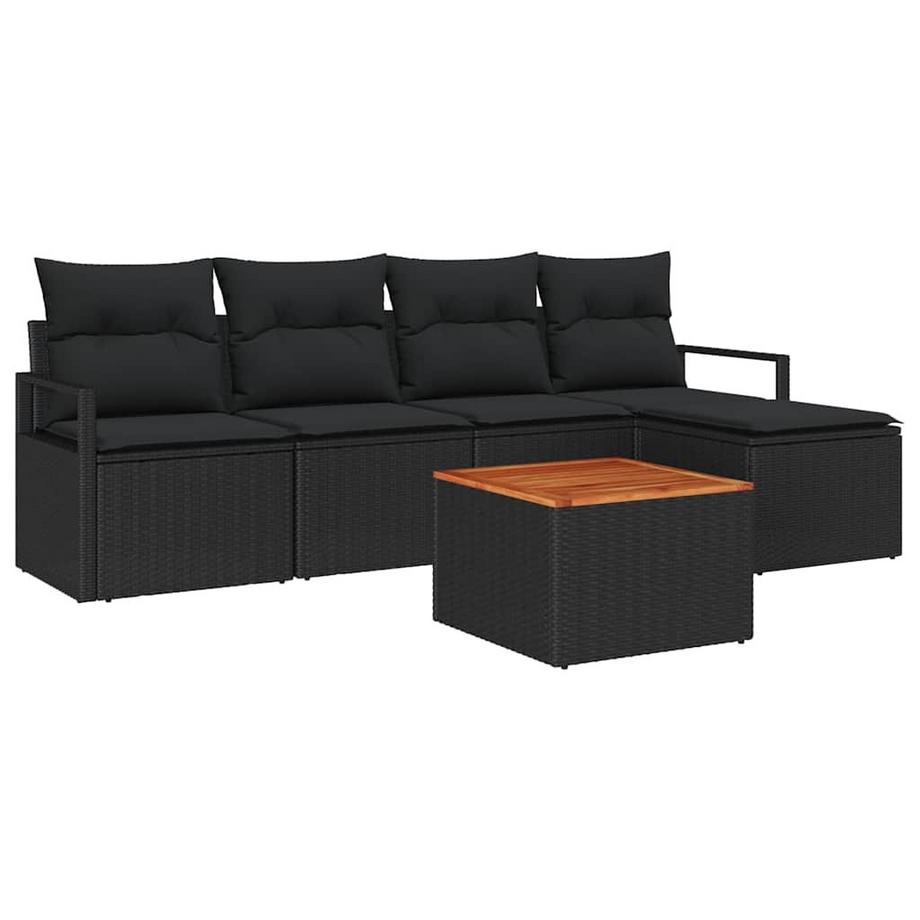 Set Divano da Giardino Polyrattan