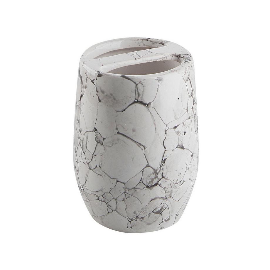 Beliani Badaccessoires Set 6-teilig aus Dolomit Skandinavisch CALLELA  