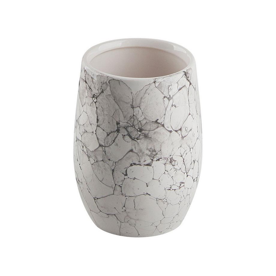 Beliani Badaccessoires Set 6-teilig aus Dolomit Skandinavisch CALLELA  