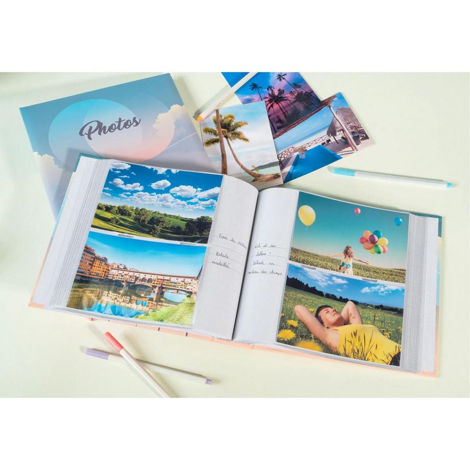 Exacompta Einsteckalbum SUNSET 22,5x32,5 cm für 300 Fotos - x 6  