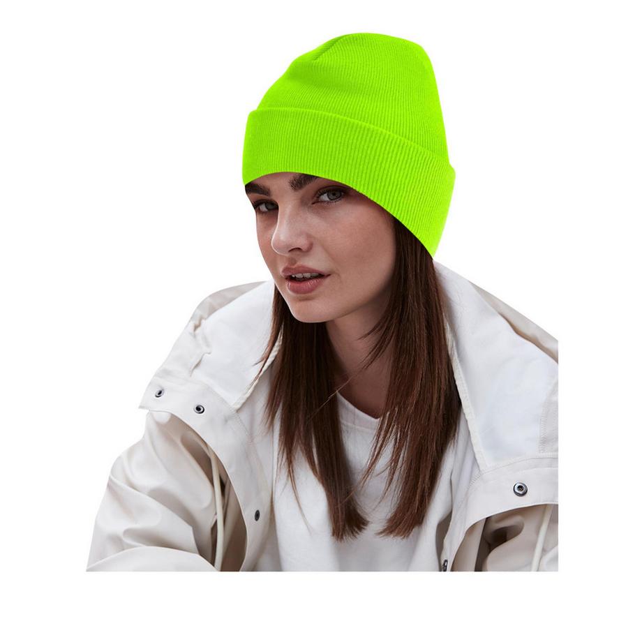 Beechfield Bonnet Tricoté Adulte avec Manchette  